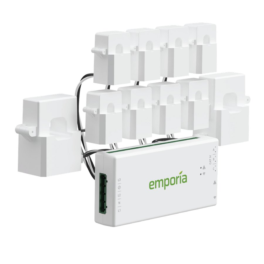 Emporia Vue 3 sensor with its clamps